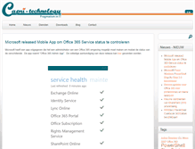 Tablet Screenshot of capri-technology.be